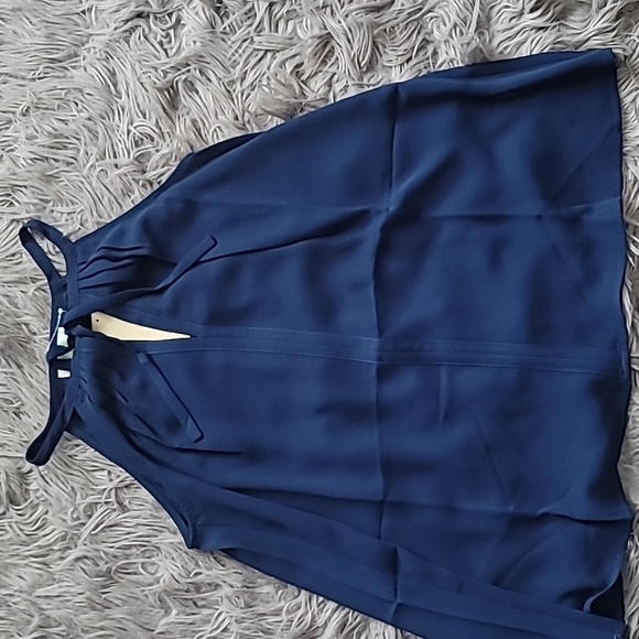Halter Top Navy Blue - Picture 1 of 12